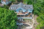 DRONE VIEW OF THE ISLAND VIEW HOUSE & DOCK